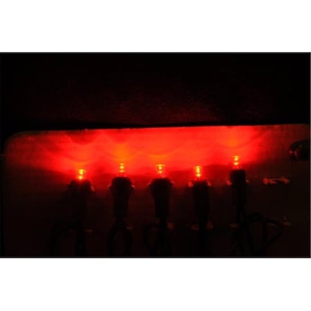 Forever Bright Kellogg Plastics 025 in Holiday  Christmas Indoor  Outdoor LED Red 45302